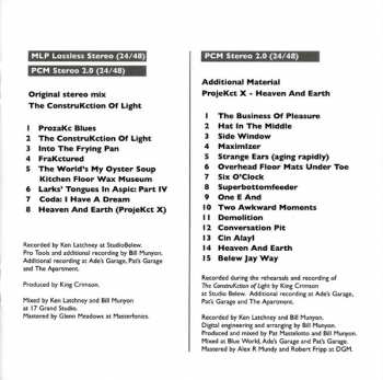 CD/DVD King Crimson: The ReconstruKction Of Light DIGI 183892