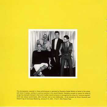 CD King Crimson: Three Of A Perfect Pair