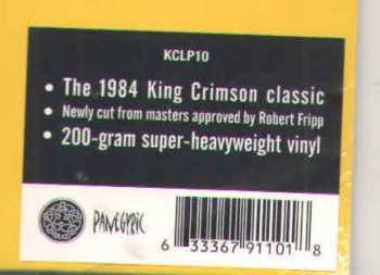 LP King Crimson: Three Of A Perfect Pair