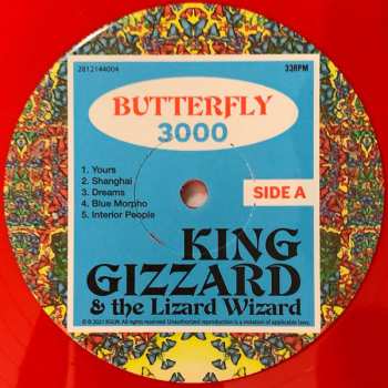 LP King Gizzard And The Lizard Wizard: Butterfly 3000 CLR 521627