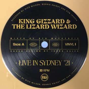 3LP King Gizzard And The Lizard Wizard: Live In Sydney '21 (Live At The Enmore Theatre) LTD | CLR 411276