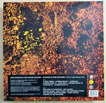 LP King Gizzard And The Lizard Wizard: Murder Of The Universe (Live At Red Rocks 2022) CLR 498639