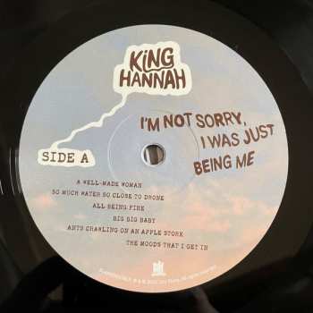 LP King Hannah: I'm Not Sorry, I Was Just Being Me 401192