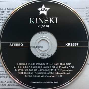 CD Kinski: 7 (Or 8) 309711