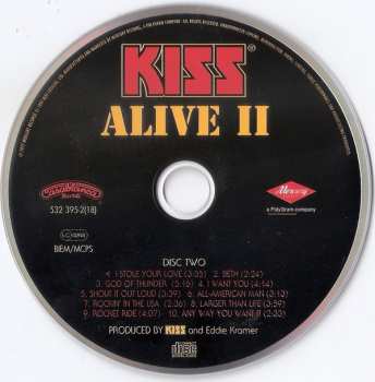 2CD Kiss: Alive II 375919