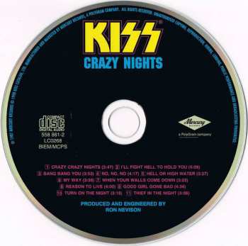 CD Kiss: Crazy Nights 8146