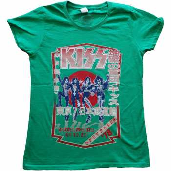 Merch Kiss: Dámské Tričko Destroyer Tour '78  XS