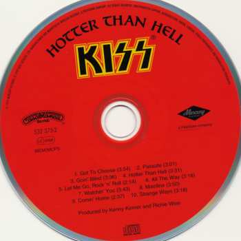 CD Kiss: Hotter Than Hell 46043