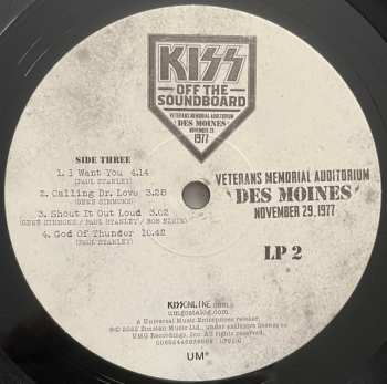 2LP Kiss: Off The Soundboard: Live in Des Moines 388148