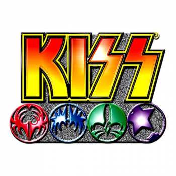 Merch Kiss: Placka Logo Kiss & Icons