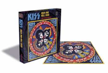 Merch Kiss: Puzzle Rock And Roll Over (500 Dílků)
