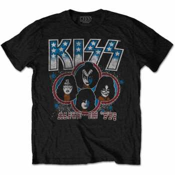 Merch Kiss: Tričko Alive In '77  XXL