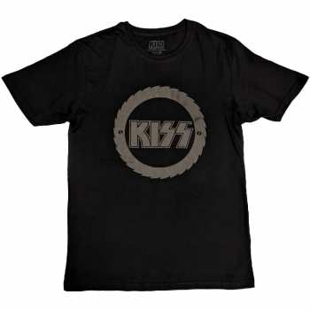 Merch Kiss: Kiss Unisex T-shirt: Buzzsaw Logo (hi-build) (xx-large) XXL