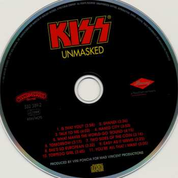 CD Kiss: Unmasked 377744
