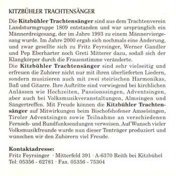 CD Kitzbühler Trachtensänger: Kitzbühler Bergweihnacht 511220