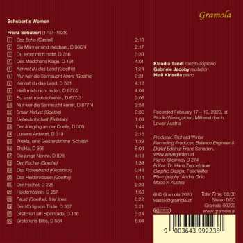 CD Klaudia Tandl: Schubert's Women 439042