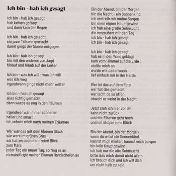 CD Klaus Hoffmann: Ich Bin