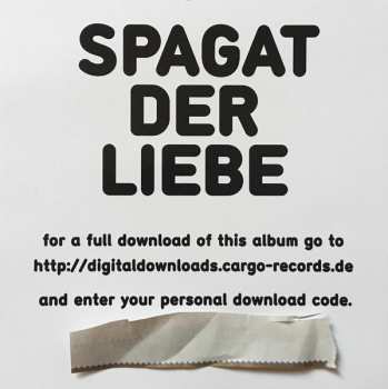 LP Klaus Johann Grobe: Spagat Der Liebe 294619