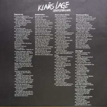 LP Klaus Lage: Stadtstreicher