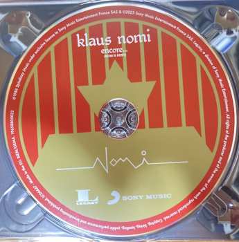 CD Klaus Nomi: Encore... (Nomi's Best) DIGI 493457