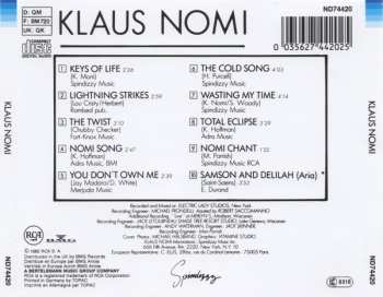 CD Klaus Nomi: Klaus Nomi 353989