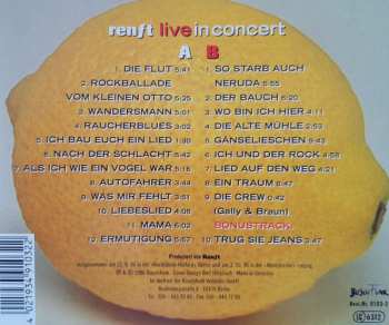 2CD Klaus Renft Combo: Live In Concert 185518