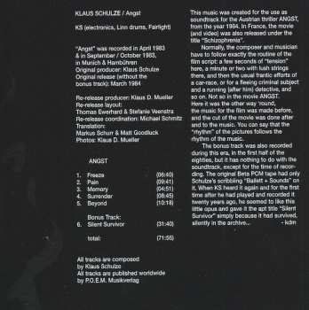 CD Klaus Schulze: Angst 92148