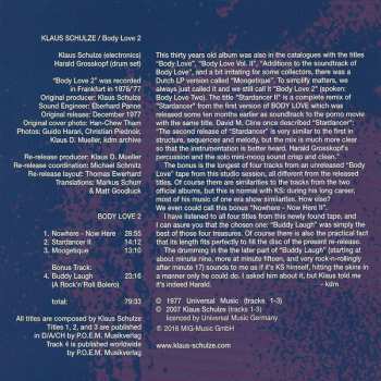 CD Klaus Schulze: Body Love Vol. 2 187226