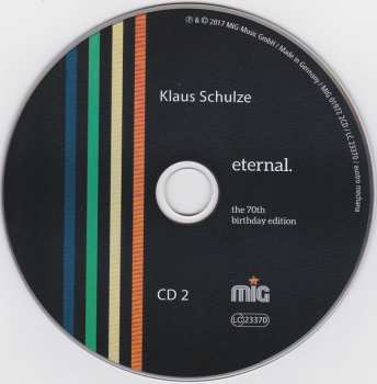 2CD Klaus Schulze: Eternal. The 70th Birthday Edition. 98800