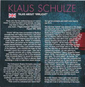 CD Klaus Schulze: Irrlicht
