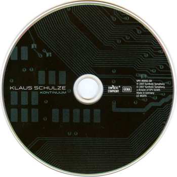 CD Klaus Schulze: Kontinuum