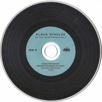 3CD Klaus Schulze: La Vie Electronique 2 DIGI 19594