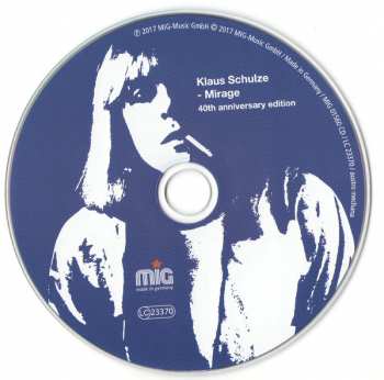 CD Klaus Schulze: Mirage DIGI 95164