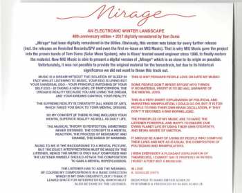CD Klaus Schulze: Mirage DIGI 95164