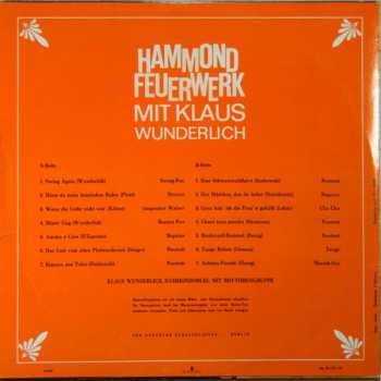 LP Klaus Wunderlich: Hammond Feuerwerk 50123