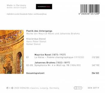 CD Klavierduo Hans-Peter Und Volker Stenzl: Poetik Des Untergangs 442060