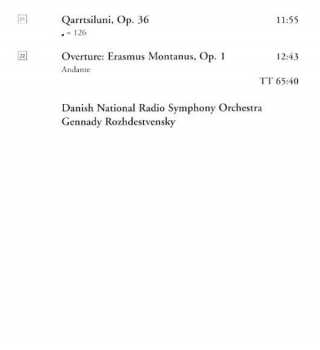 CD Knudåge Riisager: Etudes (Complete Ballet) / Qarrtsiluni / Erasmus Montanus Overture (Premier Recording) 108664