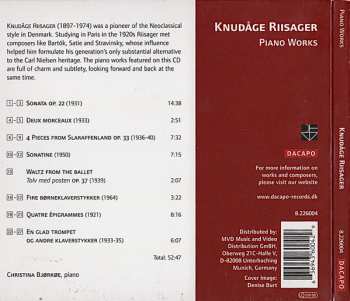CD Knudåge Riisager: Piano Works 457982