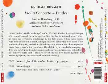 CD Knudåge Riisager: Violin Concerto - Etudes 196105