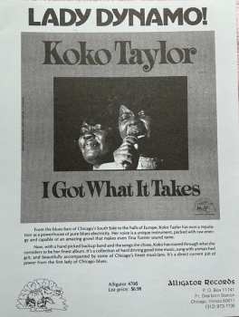 LP Koko Taylor: I Got What It Takes LTD | CLR
