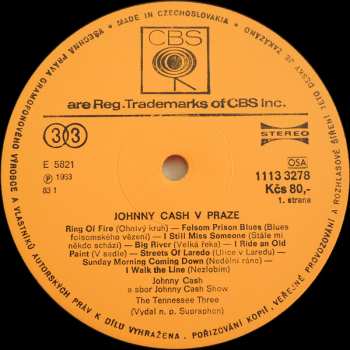 LP Johnny Cash: Koncert V Praze (In Prague Live) 41870