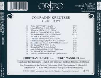 CD Konradin Kreutzer: Ausgewählte Lieder 374164