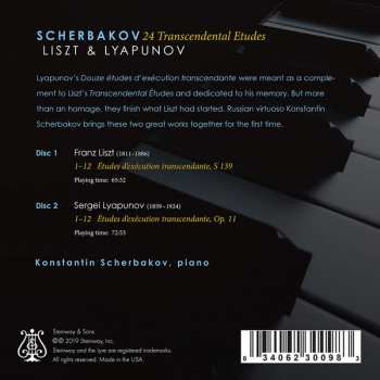 2CD Konstantin Scherbakov: 24 Transcendental Etudes 284957