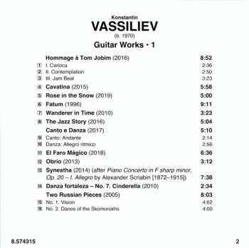 CD Konstantin Vassiliev: Guitar Works • 1 500453