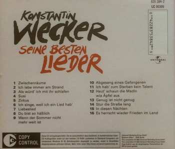 CD Konstantin Wecker: Seine Besten Lieder 477133
