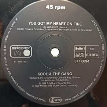 LP Kool & The Gang: You Got My Heart On Fire