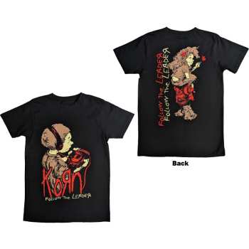 Merch Korn: Korn Unisex T-shirt: Follow The Leader (back Print) (large) L