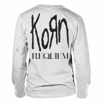 Merch Korn: Tričko S Dlouhým Rukávem Requiem - Logo Korn Pocket M