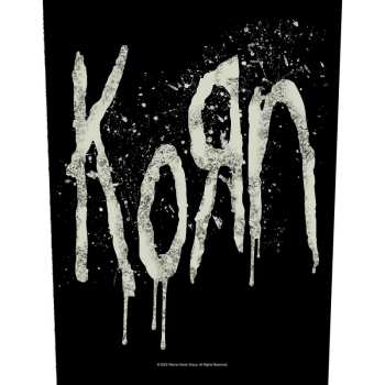 Merch Korn: Zádová Nášivka Splatter Logo Korn
