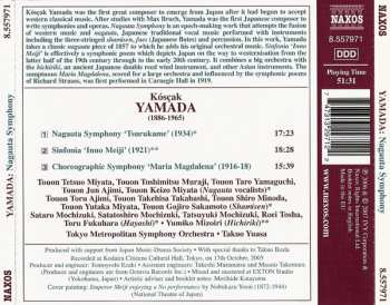 CD Kosaku Yamada: Nagauta Symphony · Inno Meiji · Maria Magdalena 188920
